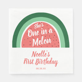 彼女はメロンの一つ、スイカの虹の誕生日 スタンダードランチョンナプキン