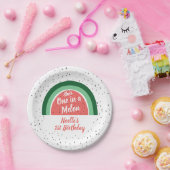 彼女はメロンの一つ、スイカの虹の誕生日 ペーパープレート (パーティー)