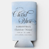 彼女はモダン雲の9のバチェロレッテ週末に来ている スリム缶クーラー (正面)