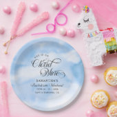 彼女はモダン雲の9のバチェロレッテ週末に来ている ペーパープレート (パーティー)