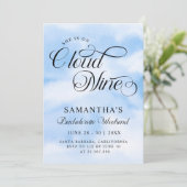 彼女はモダン雲の9のバチェロレッテ週末に来ている 招待状 (スタンド正面)