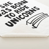 彼女はユニコーンに乗って生まれました シェルパブランケット (3/4)