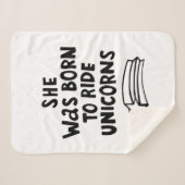 彼女はユニコーンに乗って生まれました シェルパブランケット (正面(横))