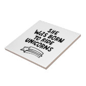 彼女はユニコーンに乗って生まれました タイル (側面)