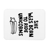 彼女はユニコ生まれンに乗ることになっていた マグネット (横)