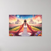 彼女はリーダーだ キャンバスプリント (正面)