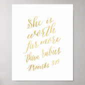 彼女はルビーよりずっと価値がある ポスター (正面)