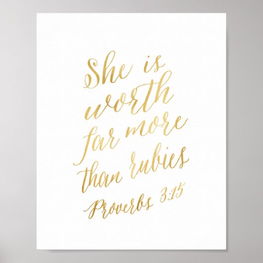 彼女はルビーよりずっと価値がある ポスター (正面)