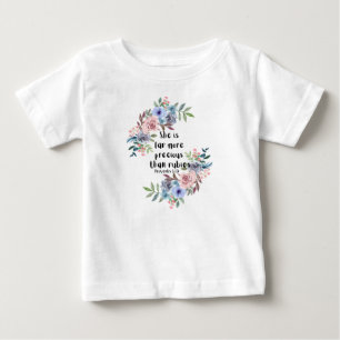 彼女はルビーよりはるかに大切も多い ベビーTシャツ