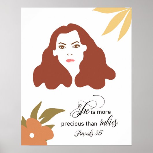 彼女はルビー大切よりもバイブルの詩だ ポスター (正面)
