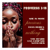 彼女はルビー大切より光沢のあるポスターだ ポスター (正面)