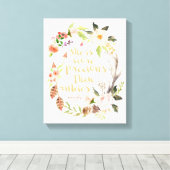 彼女はルビー大切ス以上の壁画だ キャンバスプリント (インサイチュ (ウッドフロア))