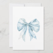 彼女はロマンチックフランスのなブライダルシャワーだ 招待状 (裏面)