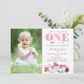 彼女はワイルドな一の最初の誕生日パーティー、秋パーティー 招待状 (スタンド正面)