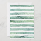 彼女はワイルド2歳の誕生日フラミンゴパーティーカード 招待状 (裏面)