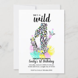 彼女はワイルド・ワンの誕生日の招待状 招待状