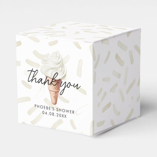 彼女はヴァニラのブライダルシャワースクエアを手に入れた フェイバーボックス (正面サイド)