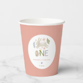 彼女は一つの誕生日を回している 紙コップ (裏面)