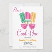 彼女は一クール番誕生日 招待状 (正面)