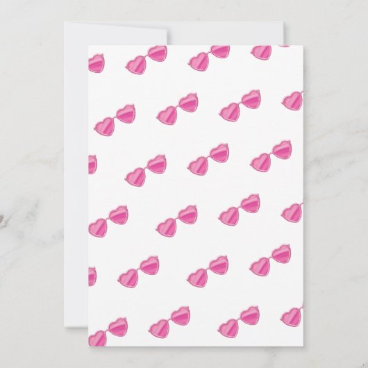 彼女は一クール番誕生日 招待状 (裏面)