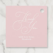 "彼女は一ファンシー人だ"フローラボウ女の子1歳の誕生日 フェイバータグ (裏面)