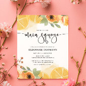 彼女は主なスクイーズのブライダルシャワー招待を見つけた 招待状