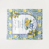 彼女は主な絞りブライダルシャワー背景を見つけた タペストリー (正面(横))