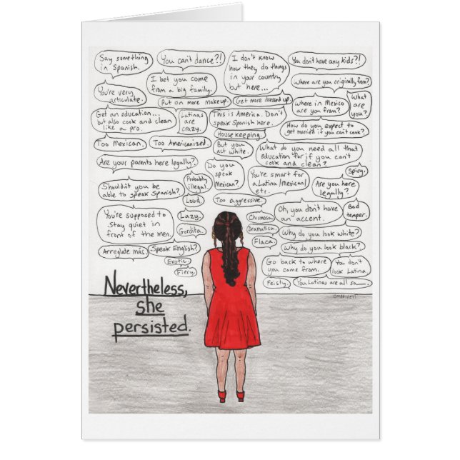 彼女は主張しました(ラテンアメリカ系女性) (正面)