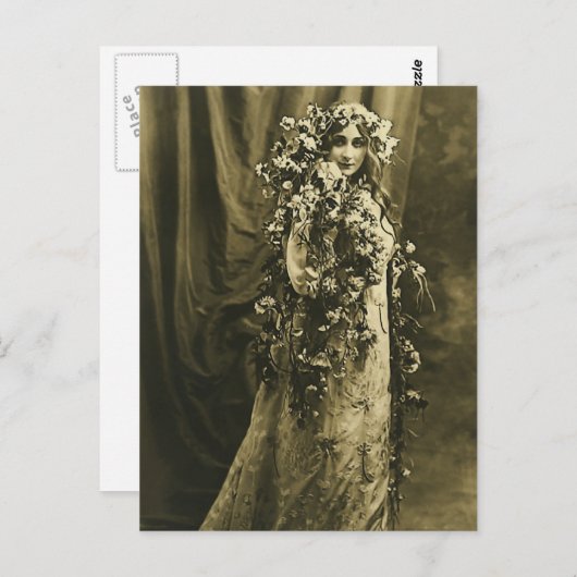 彼女は何を見ているか言った ポストカード (正面/裏面)