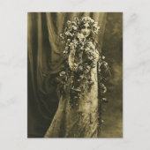 彼女は何を見ているか言った ポストカード (正面)