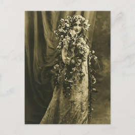 彼女は何を見ているか言った ポストカード