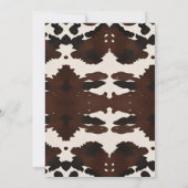 彼女は何を選ぶだろうか?Bphoブライダルシャワーゲーム 招待状 (裏面)