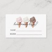 彼女は何人のキスの試合に夢中になっている エンクロージャーカード (正面)