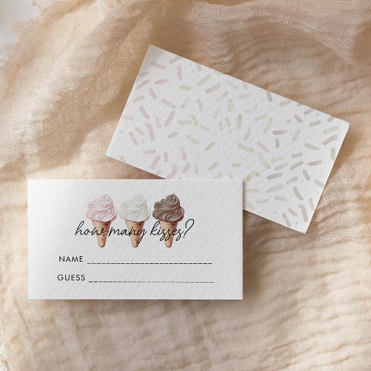 彼女は何人のキスの試合に夢中になっている エンクロージャーカード