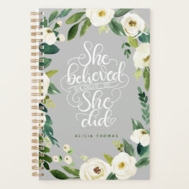 彼女は信じそう彼女は – 励まし プランナー手帳