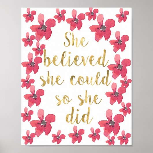 彼女は信じそう、子供部屋・デコール ポスター (正面)