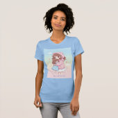 彼女は信じている 母が内なる子供を抱く Tシャツ (正面フル)
