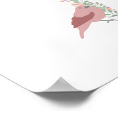 彼女は信じバードフェミニストのフローラを受け取ることができた ポスター (角)