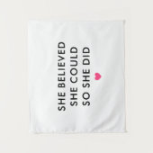 彼女は信じ壁のタペストリーをすることができるだろう タペストリー (正面)