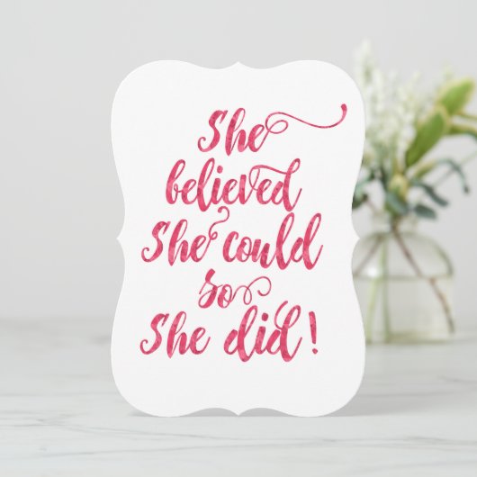 彼女は信じ女性フェミニストをすることができた 招待状 (スタンド正面)