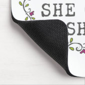 彼女は信じ引用文できた マウスパッド (コーナー)