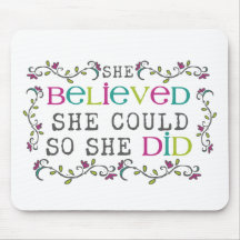 彼女は信じ引用文できた