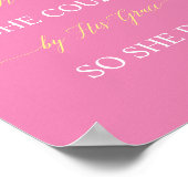 彼女は信じ彼の恵みによって彼女は出来たので彼女は行った ポスター (角)