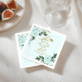 彼女は信じ彼女がパーティーのナプキを卒業した スタンダードカクテルナプキン