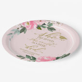 彼女は信じ彼女がパーティーを卒業した ペーパープレート (アングル)