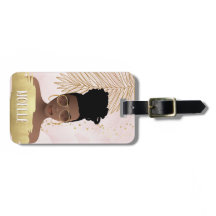 彼女は信じ彼女が出来た、黒人女性、ピンクと金ゴールド