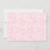 彼女は信じ自分が卒業写真を撮ることができるように 招待状 (裏面)