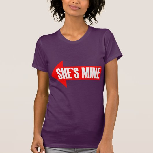 彼女は僕のもの矢印右.png tシャツ (正面)