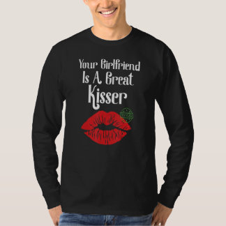 彼女は優れたキスをする "Great Kisser" 引用 Tシャツ