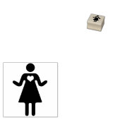 彼女は全てのハート ラバースタンプ (押印)